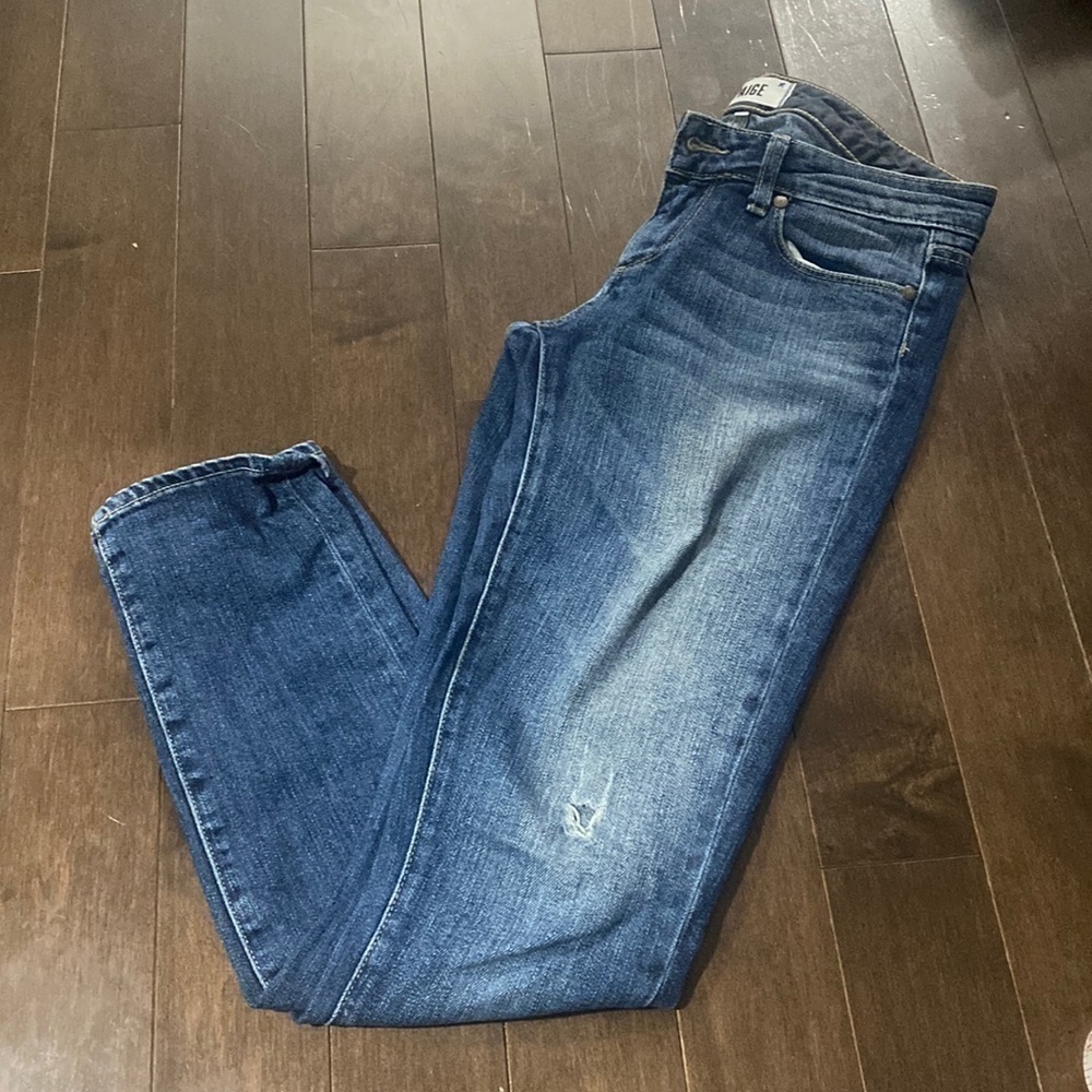 3/$30 PAIGE skyline ankle peg size 26 distressed skinny